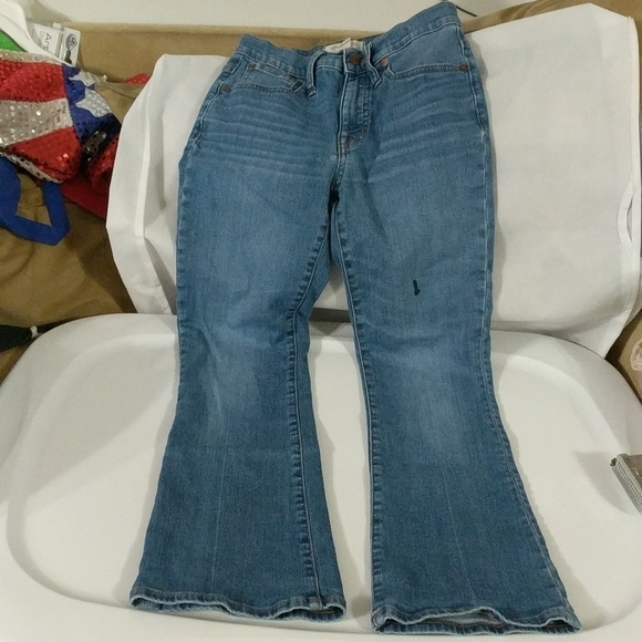 Madewell Cali Demi Boot Cut Medium Wash High Rise - size 24 - 25" Inseam - Picture 5 of 9